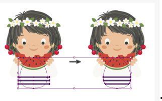 吃瓜猪猪插画,萌态可掬的插画魅力