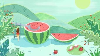夏天吃瓜画,吃瓜图鉴，解锁夏日消暑新时尚